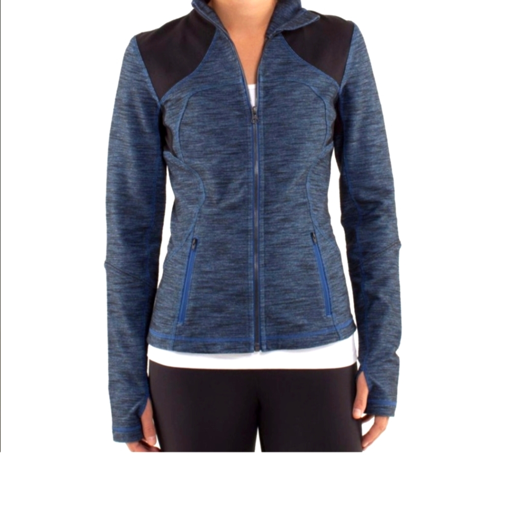 LULULEMON Forme Jacket Denim Style Blue